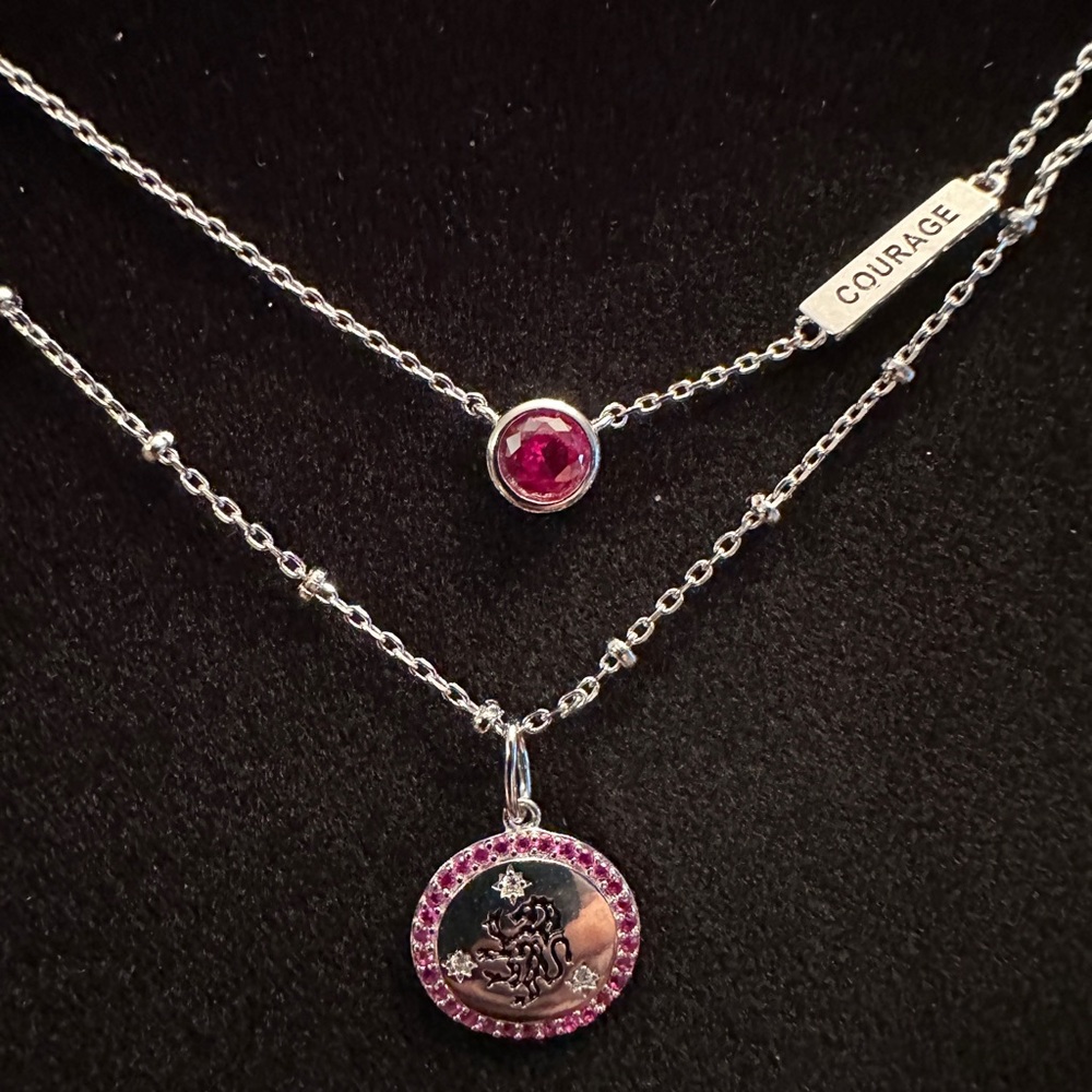 Harry Potter Gryffindor house necklace